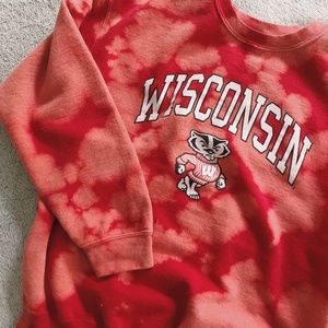 Vintage Wisconsin Crewneck Bleached